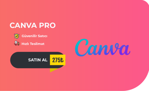 Canva Pro Öğretmen Hesabı Satın Al